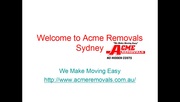 Furniture Removals Sydney