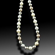 Necklaces with pearls