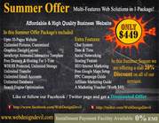 Bespoke Website Design Domain Hosting With Features $449 Only