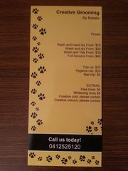 Creative grooming by Natalie. Cheapest grooming in Geelong!