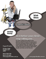 Be Seen and Found. Affordable Mobile Ready Web Sties for Tradies