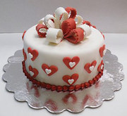 The emotion is best expressed through Cake and Chocolate gift hampers 