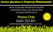 perfect gardens and property maintenance