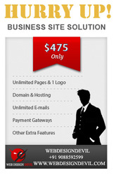 Bespoke Business Website Design Offers Only USD475