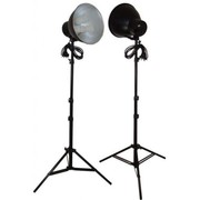 White/Grey Passport Backdrop with Ultra Cool Lights