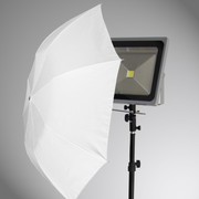Two Head LED Flood Light with Umbrella