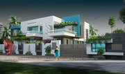 Una 3d Bungalow rendering services102#