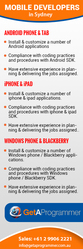 Professionalized Mobile App Quotes in Sydney