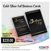 Uthara Print Australia - Gold Silver Foil Business Cards