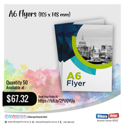 uthara Print Australia - A6 Flyers (105 x 148 mm)