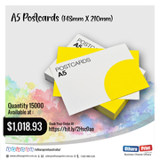 Uthara Print Australia - A5 Postcards (148mm X 210mm)