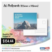 Uthara Print Australia - A6 Postcards (105mm x 148mm)