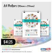 Uthara Print Australia - A4 Posters (210mmx 297mm)