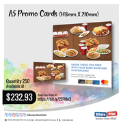Uthara Print Australia - A5 Promo Cards (148mm X 210mm)