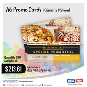 Uthara Print Australia - A6 Promo Cards (105mm x 148mm)