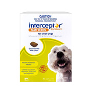  Interceptor Spectrum Chews For Dogs - 4 to 11 kg