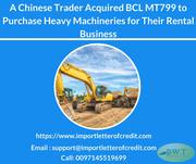 Avail BCL MT799 from Us to Prove Your Financial Worth