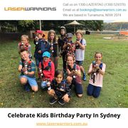 Celebrate Kids Birthday Party In Sydney - www.laserwarriors.com.au
