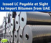 Get LC Payable at Sight to Import Petroleum Products 