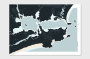 Buy Hand drawn New South Wales Maps Online in Australia