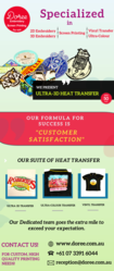 Custom 3D Heat Seal Transfer | Doree
