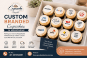 Custom Branded Cupcakes in Melbourne - The Cupcake Desire