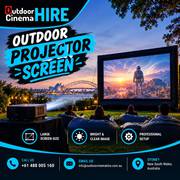 Outdoor Projector Screen for Backyard Movies and Sydney Events